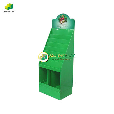 Knock Down Floor Stand Paper Display Boxes Eye Catching for Point of Sale Promotions